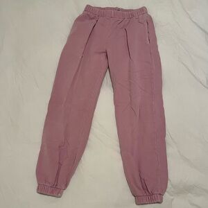 Brandy Melville pink jogger sweatpants